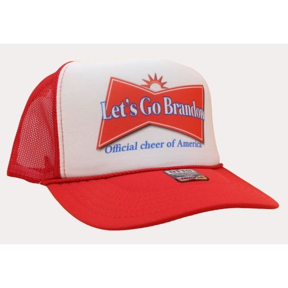Let's Go Brandon Trucker Hat Mesh Hat snapback hat adjustable - Picture 2 of 3